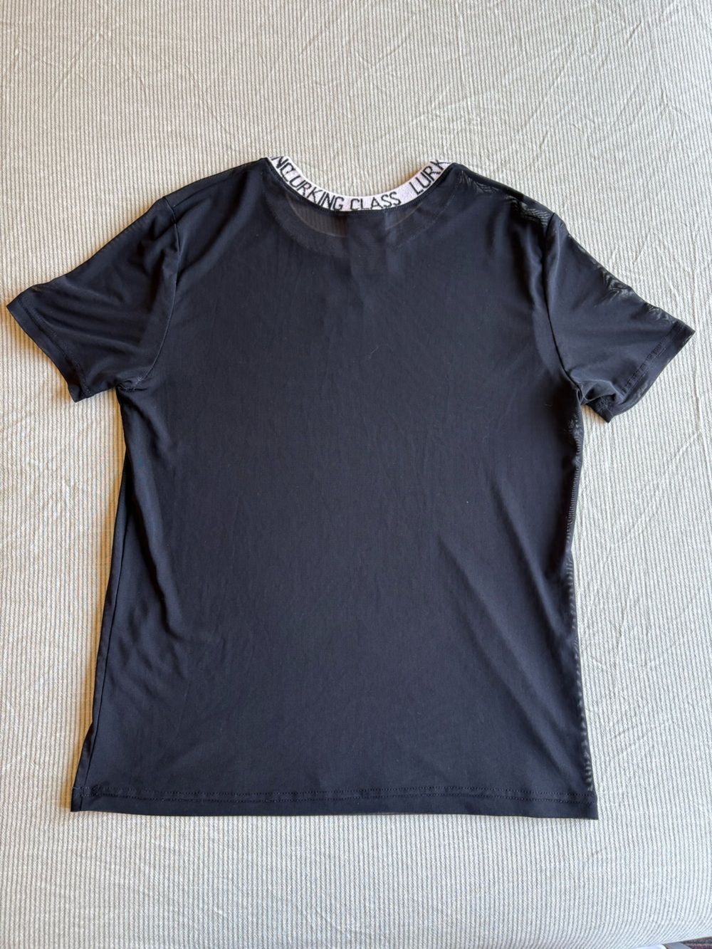 Lurking Class Women’s XS Mesh T-Shirt Black - Picture 8 of 11